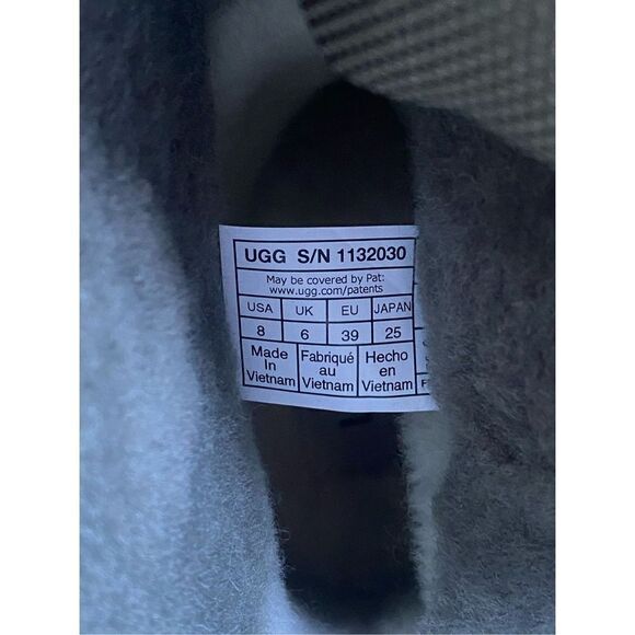 UGG® Women’s Raincloud Lace Burnt Olive Rubber Waterproof Rain Boots SZ US 8 - Picture 7 of 11